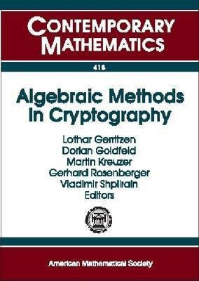 Algebraic Methods in Cryptography(English, Paperback, unknown)