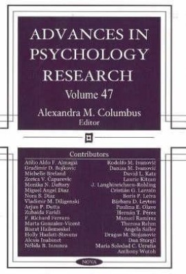 Advances in Psychology Research(English, Hardcover, unknown)