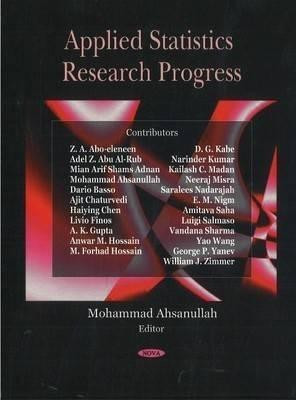 Applied Statistics Research Progress(English, Hardcover, unknown)