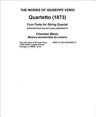 Quartetto(English, Paperback, Verdi Giuseppe)
