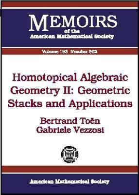 Homotopical Algebraic Geometry, Volume 2; Geometric Stacks and Applications(English, Paperback, unknown)