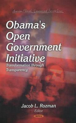 Obama's Open Government Initiative(English, Hardcover, unknown)