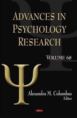 Advances in Psychology Research(English, Hardcover, unknown)
