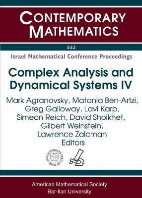 Complex Analysis and Dynamical Systems IV(English, Paperback, unknown)