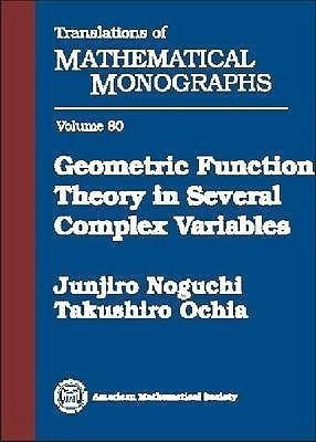 Geometric Function Theory In Several Complex Variables(English, Paperback, unknown)