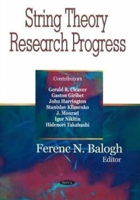 String Theory Research Progress(English, Hardcover, Balogh Ferenc N)