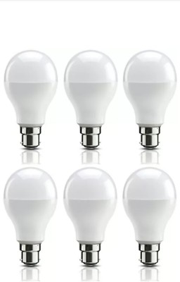 SHIVANGI TRADERS 9 W Standard B22 LED Bulb(White, Pack of 6)