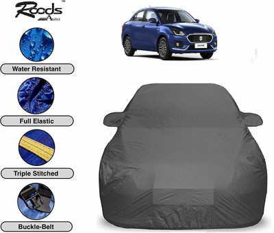 ROODS AUTO Car Cover For Maruti Suzuki Swift Dzire (Without Mirror Pockets)(Grey)