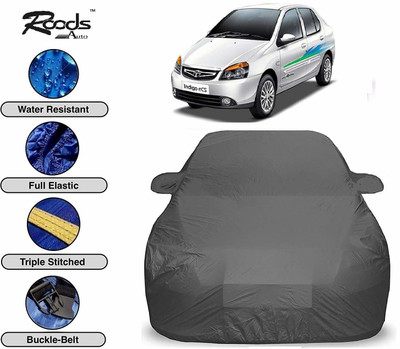 ROODS AUTO Car Cover For Tata Indigo eCS (Without Mirror Pockets)(Grey)