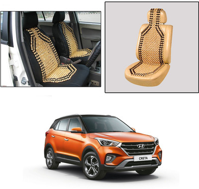Oshotto Wooden Car Seat Cover For Hyundai Creta(Without Back Seat Arm Rest, 4 Seater)