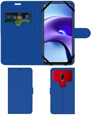 ACM Wallet Case Cover for Redmi Note 9t(Blue, Cases with Holder, Pack of: 1)