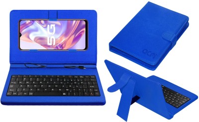 ACM Keyboard Case for Vivo Y31s 5g(Blue, Cases with Holder, Pack of: 1)