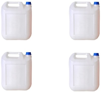 Namo International Plastic Milk Container  - 5 L(Pack of 4, White)