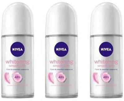 NIVEA Whitening Smooth Skin Deodorant Roll-on  -  For Women(150 ml)