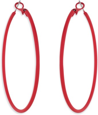 Mizorri Stylish Retro Neon Metal Hoop Earring