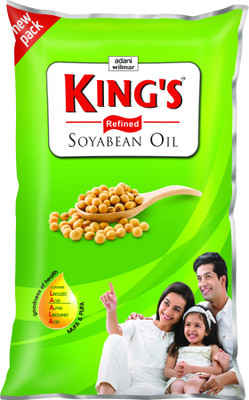 Kings Refined Soyabean Oil Pouch(800 g)
