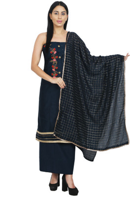 Sublime W Cotton Blend Embroidered Salwar Suit Material