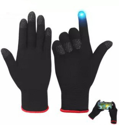 frokht All Touch Screen Mobile Phones | High Sensitive Gaming Hand Gloves | Works with Finger Sleeve(Pack of 2)
