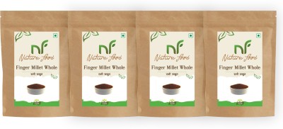 Nature food Best Quality Finger millet whole/ Ragi Sabut Ragi(4 kg, Pack of 4)