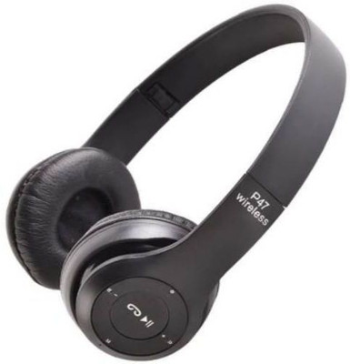 GUGGU VNE_663P P47 Over the head Bluetooth Headset Bluetooth(Black, On the Ear)
