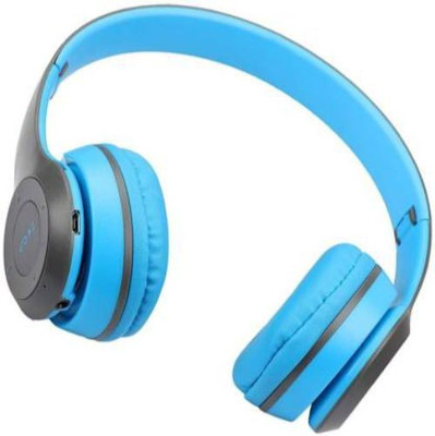 GUGGU VLK_537C_ P47 Over the head Wireless Bluetooth Headset Bluetooth(Black, On the Ear)