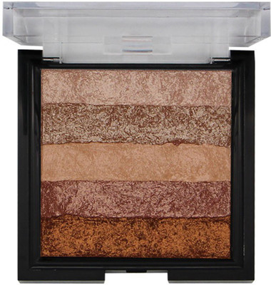 FASHION COLOUR 2 in 1 Shimmer Brick & Blusher shade 02 Highlighter(multicolor)