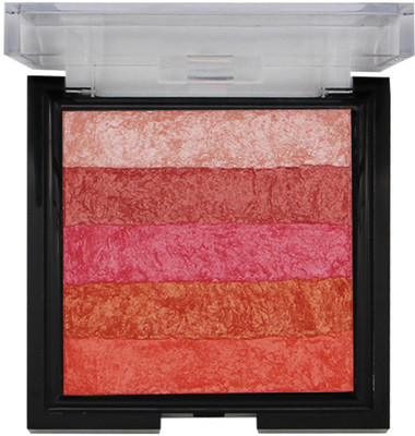 FASHION COLOUR 2 in 1 Shimmer Brick & Blusher shade 05 Highlighter(multicolor)