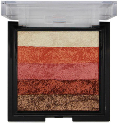 FASHION COLOUR 2 in 1 Shimmer Brick & Blusher shade 04 Highlighter(multicolor)