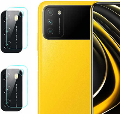HIRDESH Back Camera Lens Glass Protector for Xiaomi Poco M3(Pack of: 2)