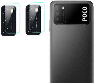 HIRDESH Back Camera Lens Glass Protector for Xiaomi Poco M3(Pack of: 2)