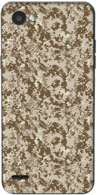 Vcare GadGets LG Q6 Mobile Skin(Brown)