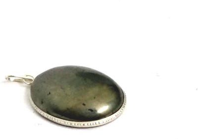 AIR9999 Golden Pyrite Stone Oval Shape Pendant Crystal Pendant