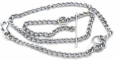 vmpets Stainless Steel Dog Leash Choke Chain for Large Dogs with Strong Hook (61 inch) No.4 155 cm Dog Chain Leash(Silver)