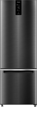 Whirlpool 325 L Frost Free Double Door Bottom Mount 2 Star Convertible Refrigerator (Steel Onyx, IFPRO BM INV CNV 340 STEEL ONYX (2S)-N)