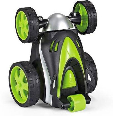 HREYANSH COLLECTION Stunt Car with Unique Flip 360 degree Roll Rotation (Multicolor)(Green, Black)