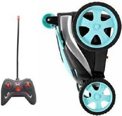 HREYANSH COLLECTION Remote Control Mini Stunt Car with 360 Degree Amazing Rolling Flip Actions for Kids (Multicolor)(Blue, Black)