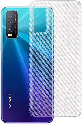 MUTAALI Back Screen Guard for Vivo Y20 2021 Back Carbon Fiber Skin(Pack of 1)