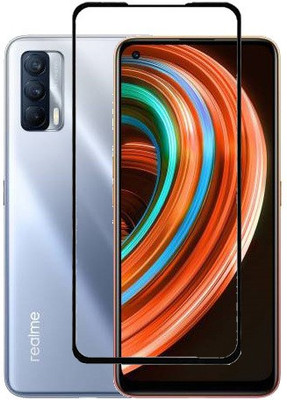 HOBBYTRONICS Edge To Edge Tempered Glass for Realme X7 2021(Pack of 1)