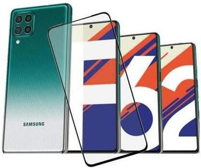 CASEHUNT Edge To Edge Tempered Glass for SAMSUNG GALAXY F62(Pack of 1)