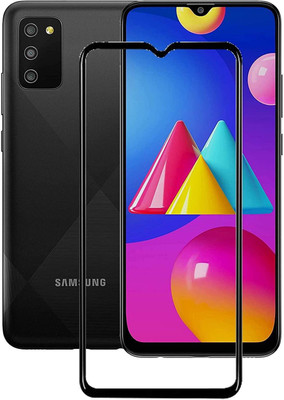 welldesign Edge To Edge Tempered Glass for Samsung Galaxy M02, Samsung Galaxy M02s(Pack of 1)