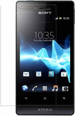 SHREEM TEMPERED Edge To Edge Tempered Glass for Sony Xperia Miro(Pack of 1)