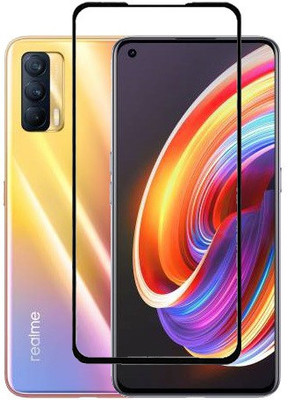 HOBBYTRONICS Edge To Edge Tempered Glass for Realme X7 5G 2021(Pack of 1)
