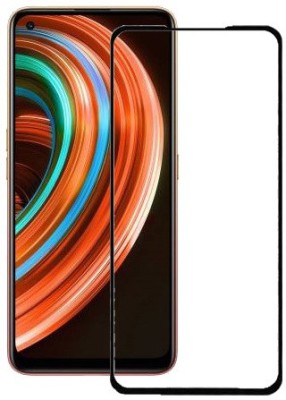 HOBBYTRONICS Edge To Edge Tempered Glass for Realme 8 (4G), Realme 8 Pro(Pack of 1)
