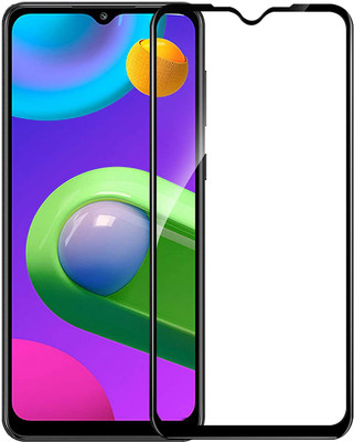 BRIGHTRON Edge To Edge Tempered Glass for Samsung Galaxy M02 : Samsung Galaxy M02s :With 9H hardness, Edge To Edge Full Screen Coverage| Oleophobic Coating | Ultra HD+ | Case Friendly| With Easy Installation Kit.(Pack of 1)