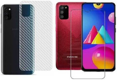 RUNEECH Front and Back Screen Guard for SAMSUNG GALAXY M02S(Pack of 2)