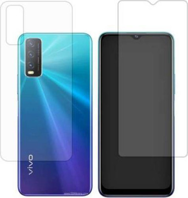 RUNEECH Front and Back Screen Guard for VIVO Y20A(Pack of 2)
