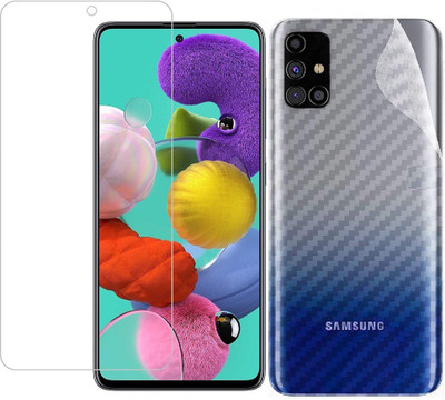 HOBBYTRONICS Front and Back Screen Guard for Samsung Galaxy A71(Pack of 1)