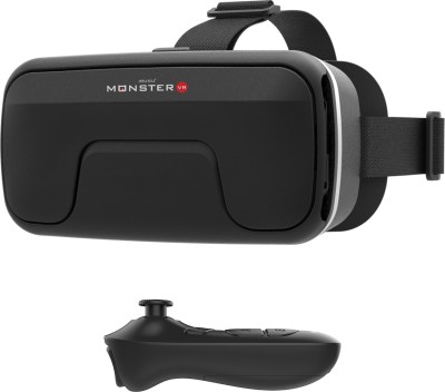 IRUSU 3D Monster VR Box Glasses With Remote For Mobiles(Smart Glasses, Black)