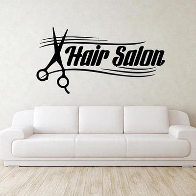 amazinghubsolution 60 cm a...haiesalonbhyj Self Adhesive Sticker(Pack of 1)
