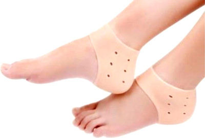 Nivyasra-nss Heel Socks Silicone heel protector anti Crack Heel Support Heel Support(Beige)